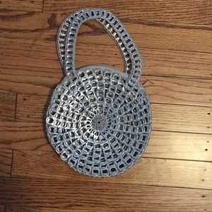 Homemade bottle cap hand bag